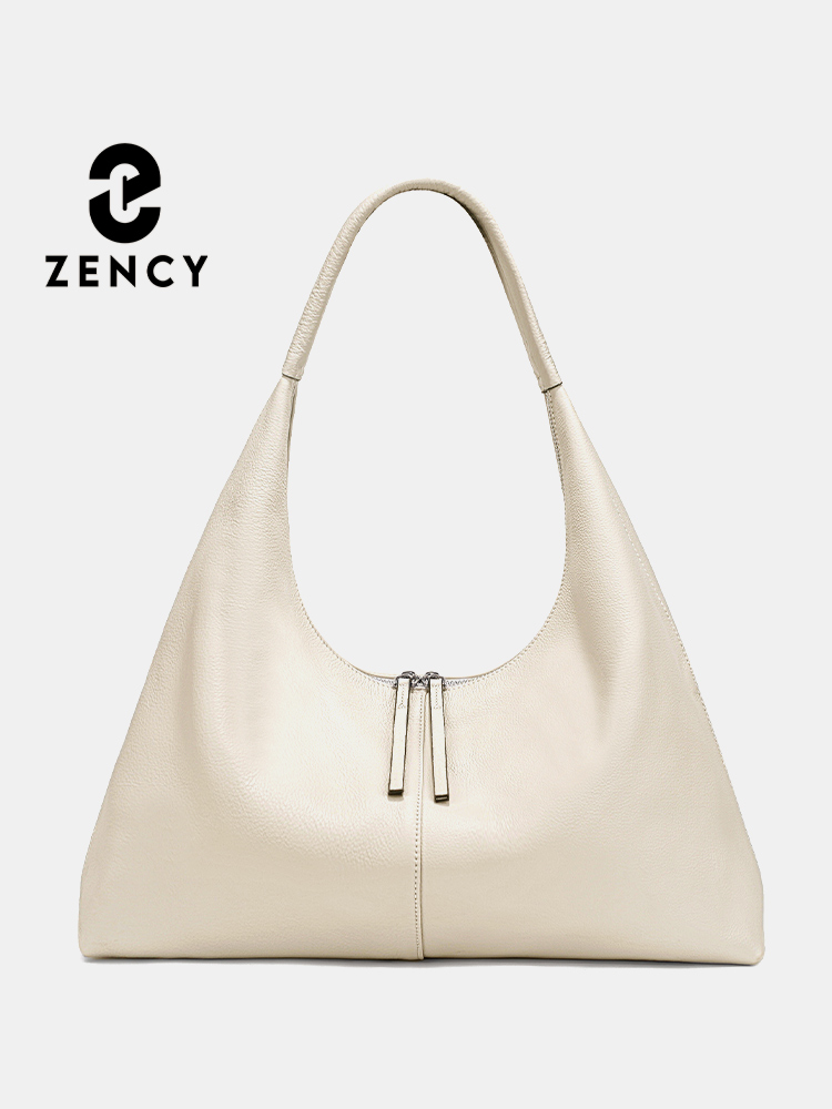 Leather Work Bag Women - Tas Hobo Kulit Asli Wanita Zency,