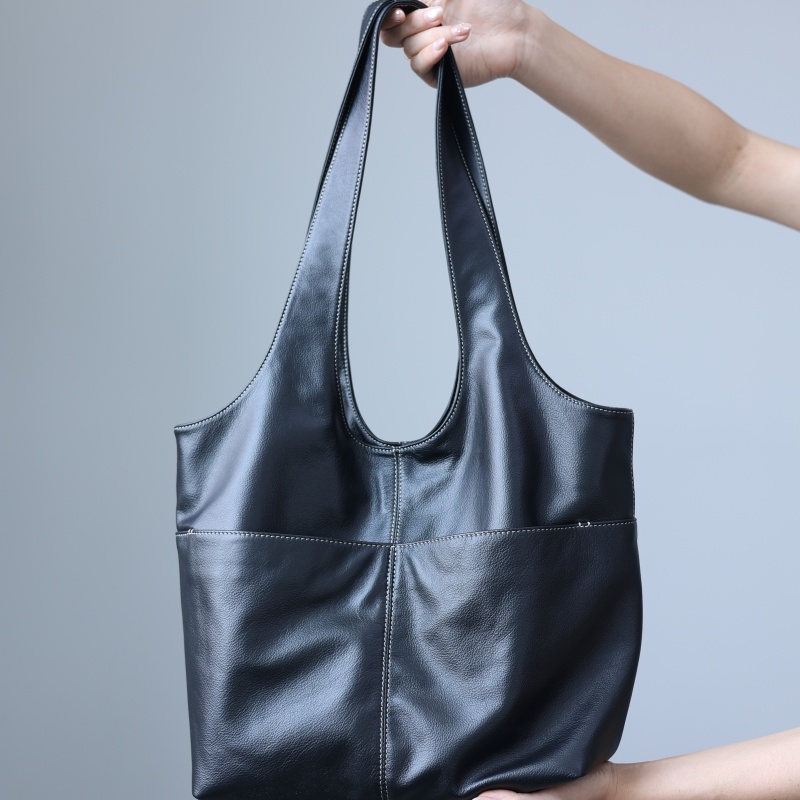 Leather Work Bag Women - Tas Selempang Kulit Sapi Asli Wanita,
