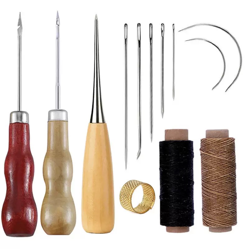 Leatherwork Awl - 13 Buah Set Jahit Kulit Tas