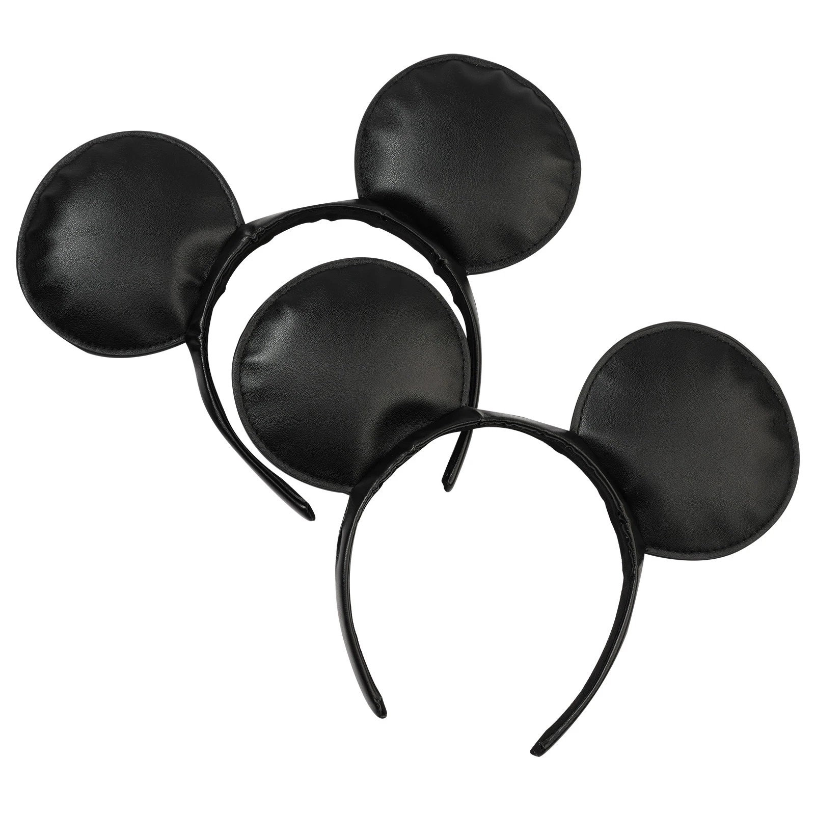 Leatherwork Pony - 1/2pcs Ikat Rambut Telinga Mickey Mouse