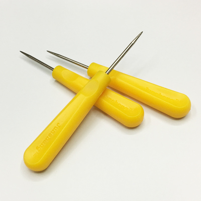 Leatherwork Awl - Alat penusuk gagang plastik kulit, untuk
