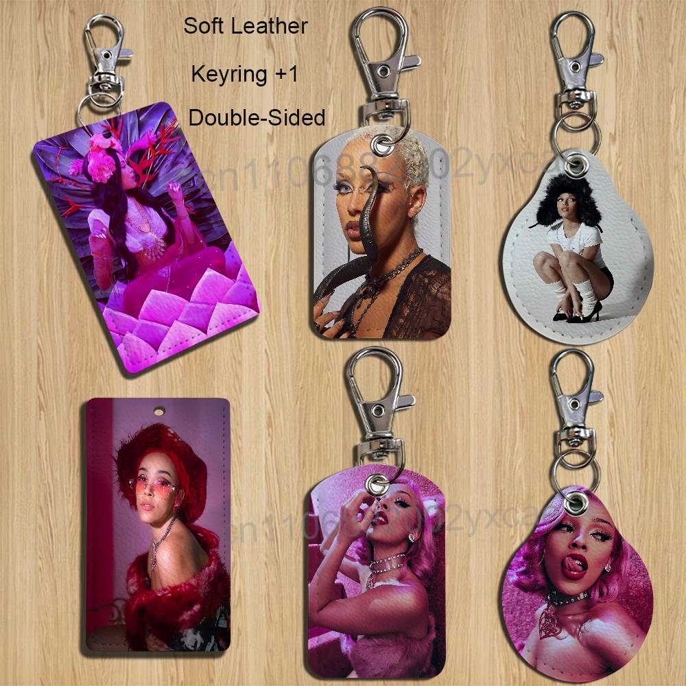 Leather Work Leather - Tempat Kartu art So High red