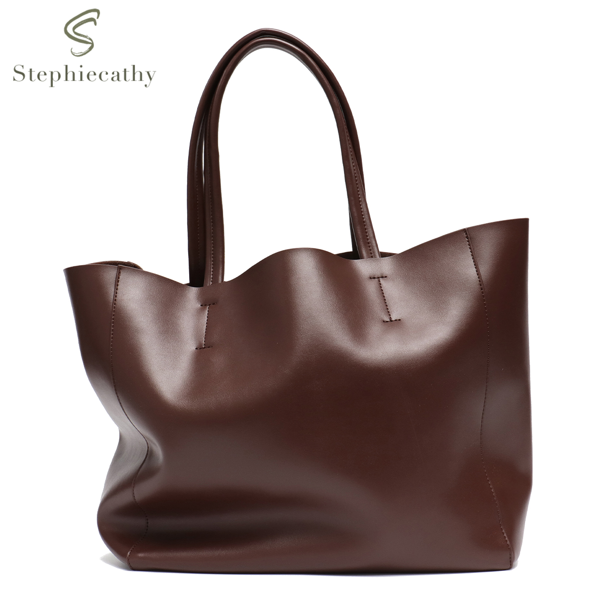 Leather Work Bag Women - Tas jinjing kapasitas besar untuk wanita,