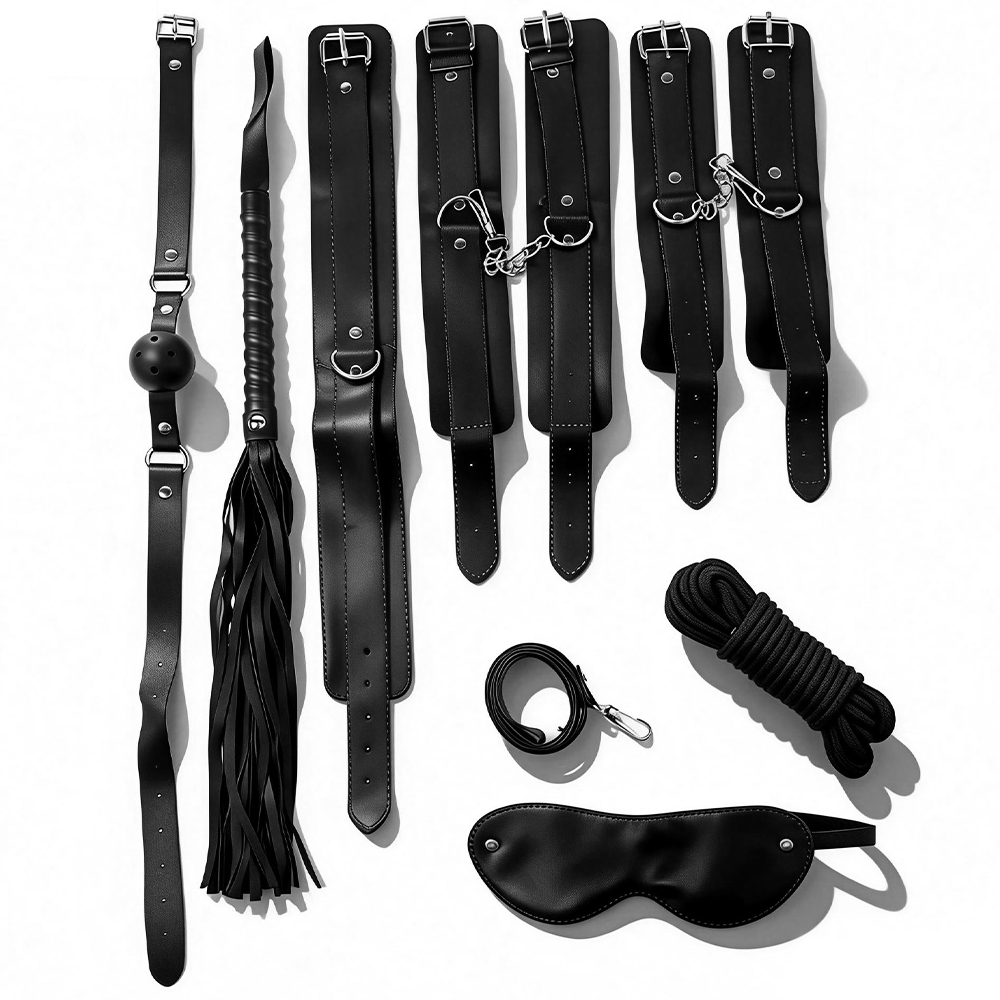 Leatherwork Kit - Set Perlengkapan Seks SM untuk Dewasa,
