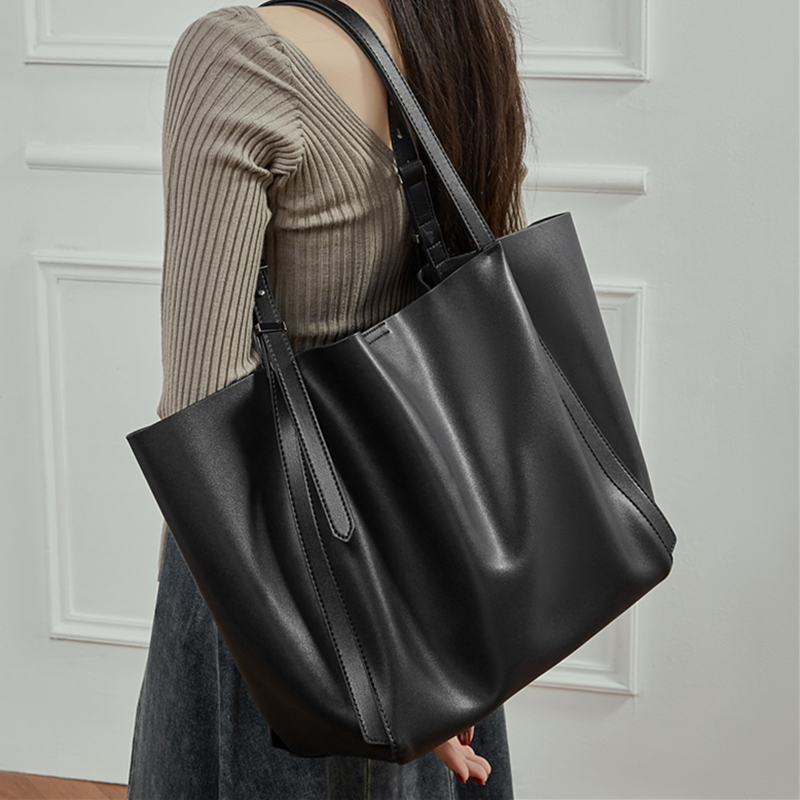 Leather Work Bag Women - HIFASHION Tas Jinjing Kerja Kulit Asli