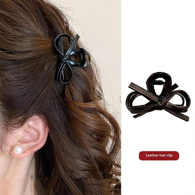 Leatherwork Pony - 2Pcs Jepit Rambut Kecil Berbentuk Pita