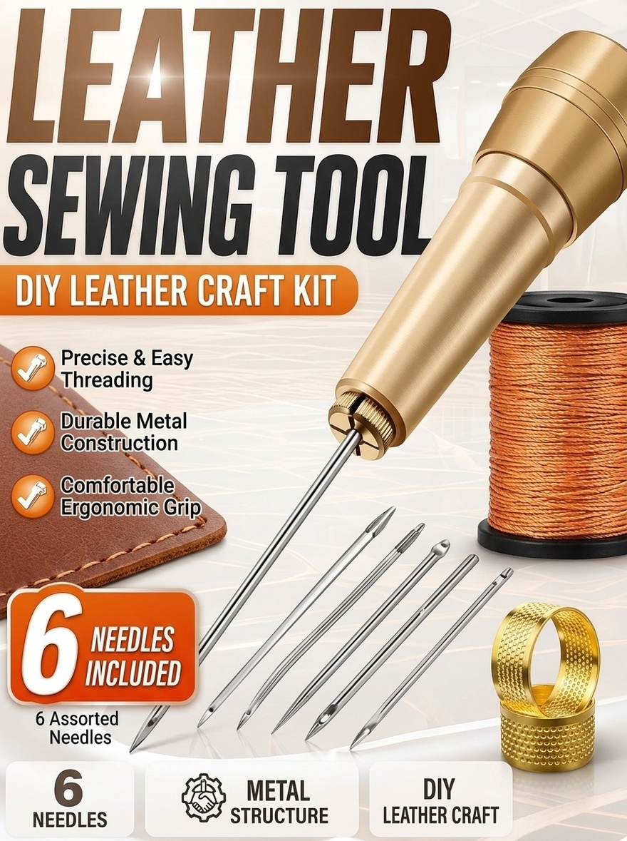 Alat Jahit Kulit, Penusuk Jahi - Leatherwork Awl ulasan dan harga