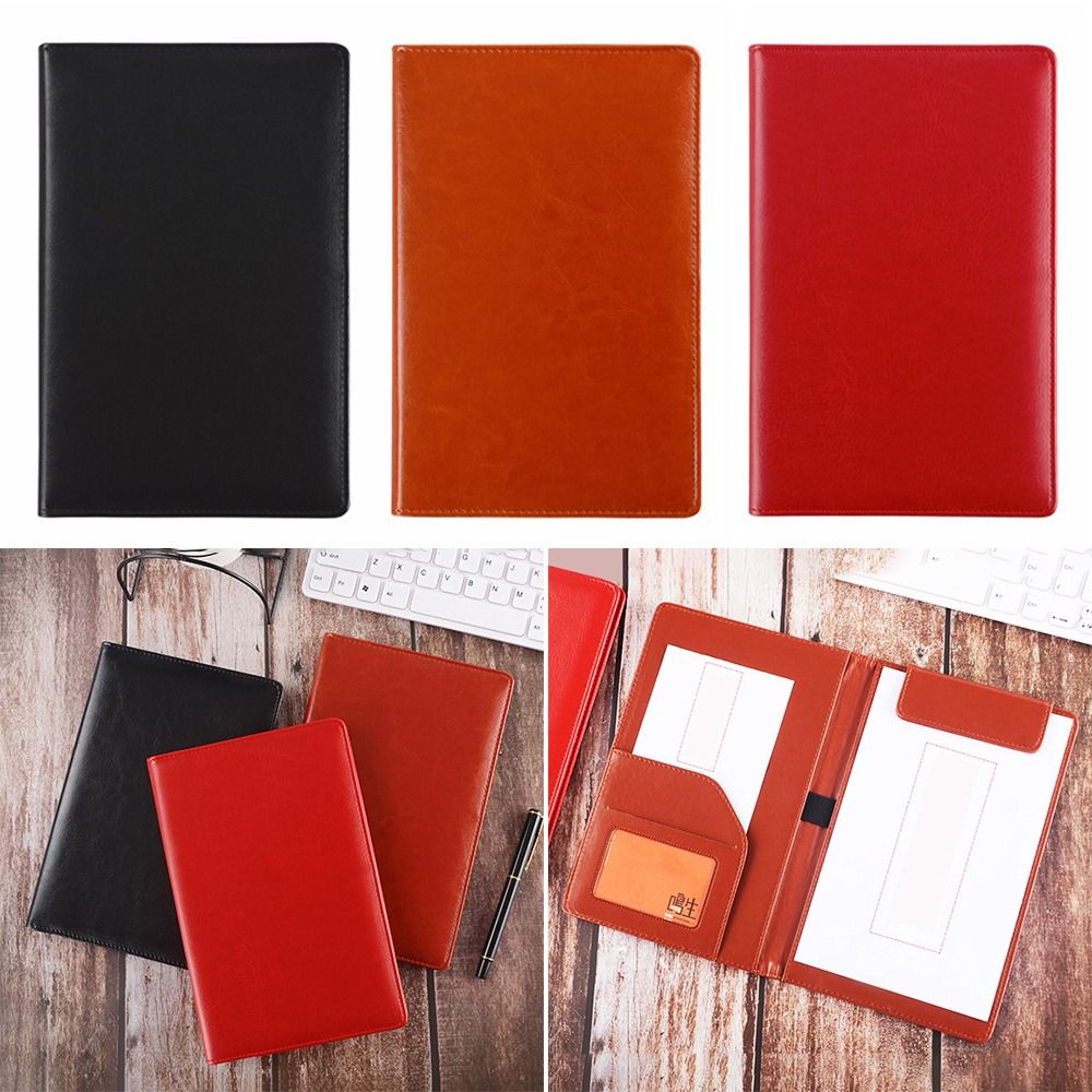 Folder File Kulit PU A5 Dengan - Leather Work Folder ulasan dan harga
