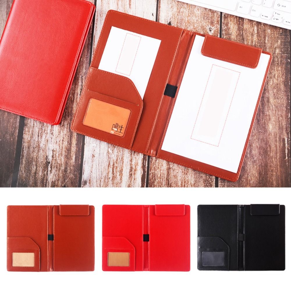 Folder File Kulit PU A5 Dengan - Leather Work Folder ulasan dan harga