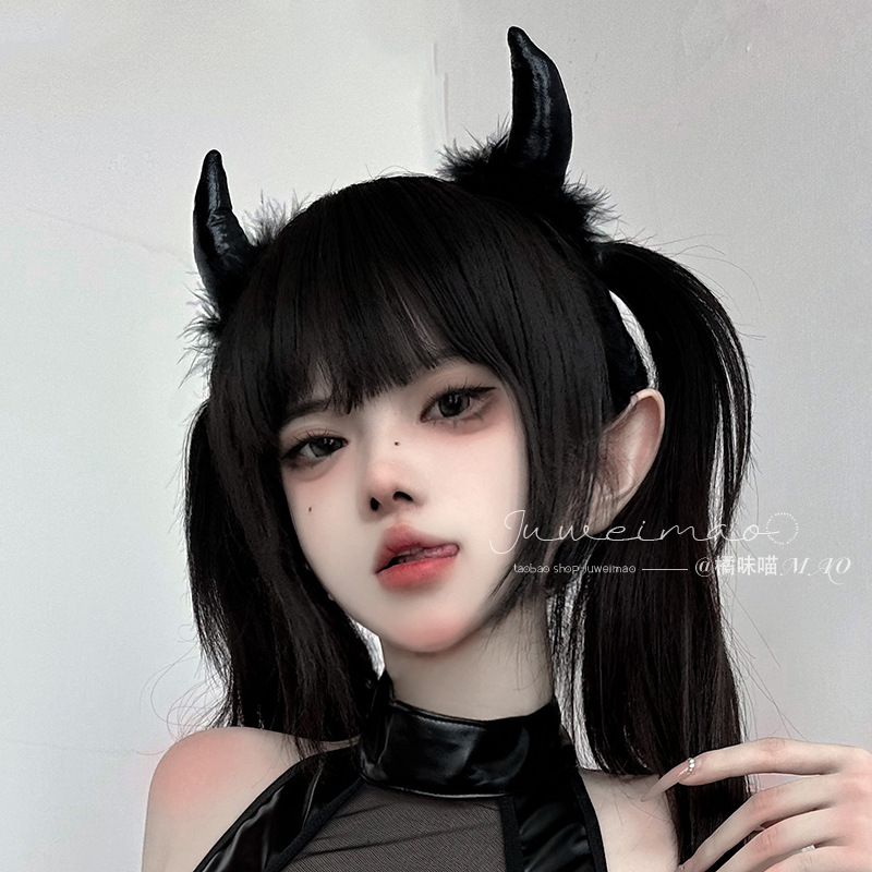 Ikat Kepala Cosplay Setan Keci - Leatherwork Pony ulasan dan harga
