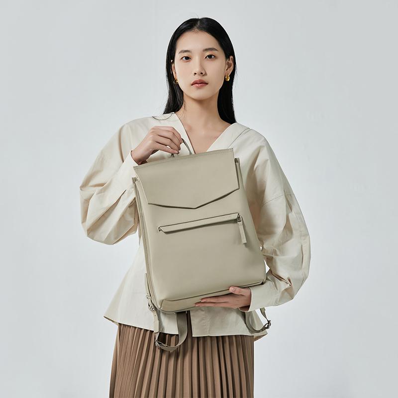 Ransel Serbaguna Kasual Sederh - Leather Work Bag Women ulasan dan harga