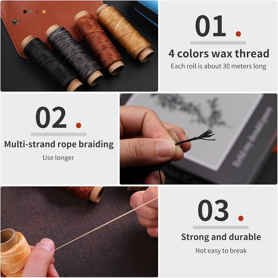 BUDDUR Kit Alat jahit kulit, d - Leatherwork Awl ulasan dan harga
