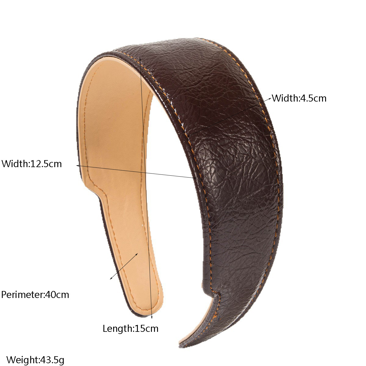 Ikat Rambut Kulit Gaya Korea E - Leatherwork Pony ulasan dan harga
