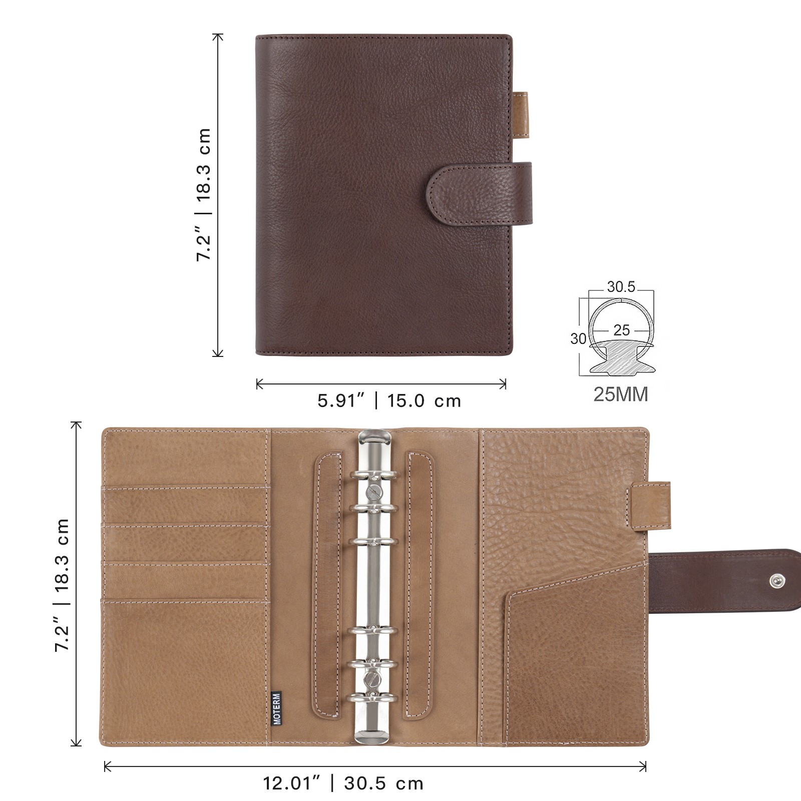 Moterm Franklin Covey Ukuran R - Leather Work Diary ulasan dan harga