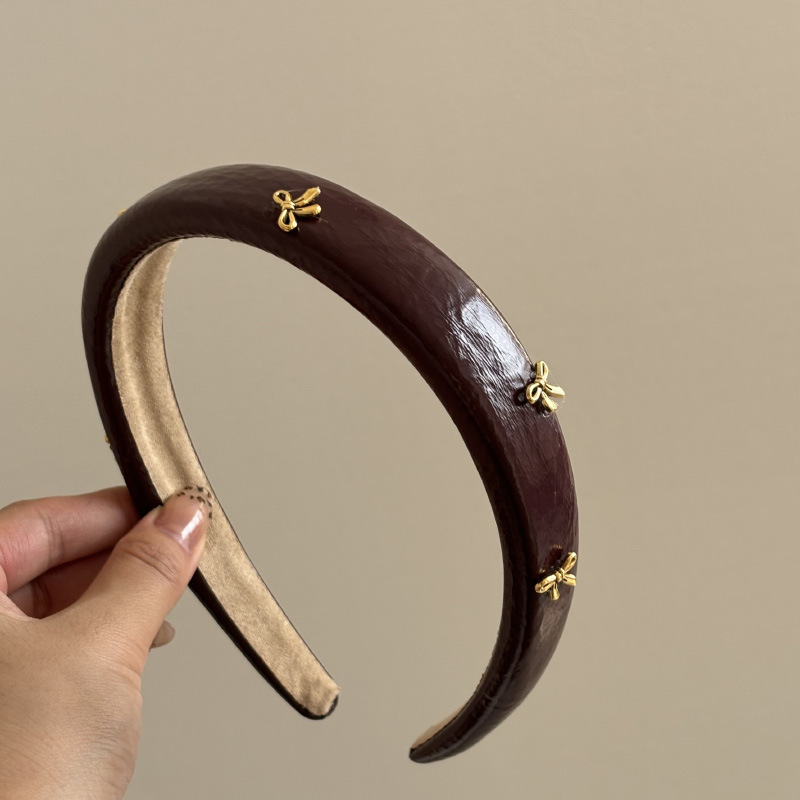 Ikat kepala pita emas, aksesor - Leatherwork Pony ulasan dan harga