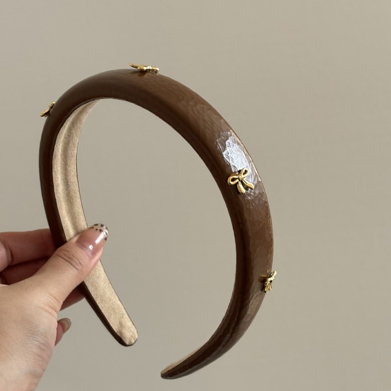 Ikat kepala pita emas, aksesor - Leatherwork Pony ulasan dan harga