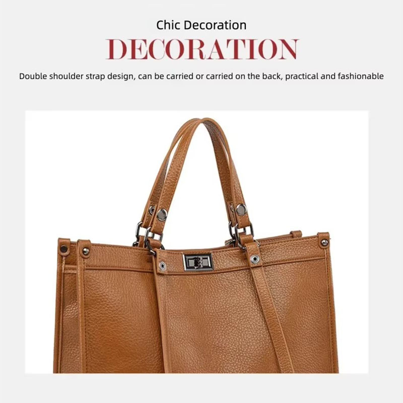 Tas Tote Wanita Kapasitas Besa - Leather Work Bag Women ulasan dan harga