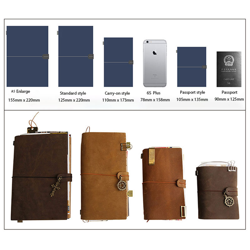 Sampul Kulit Retro Rusak Catat - Leather Work Diary ulasan dan harga