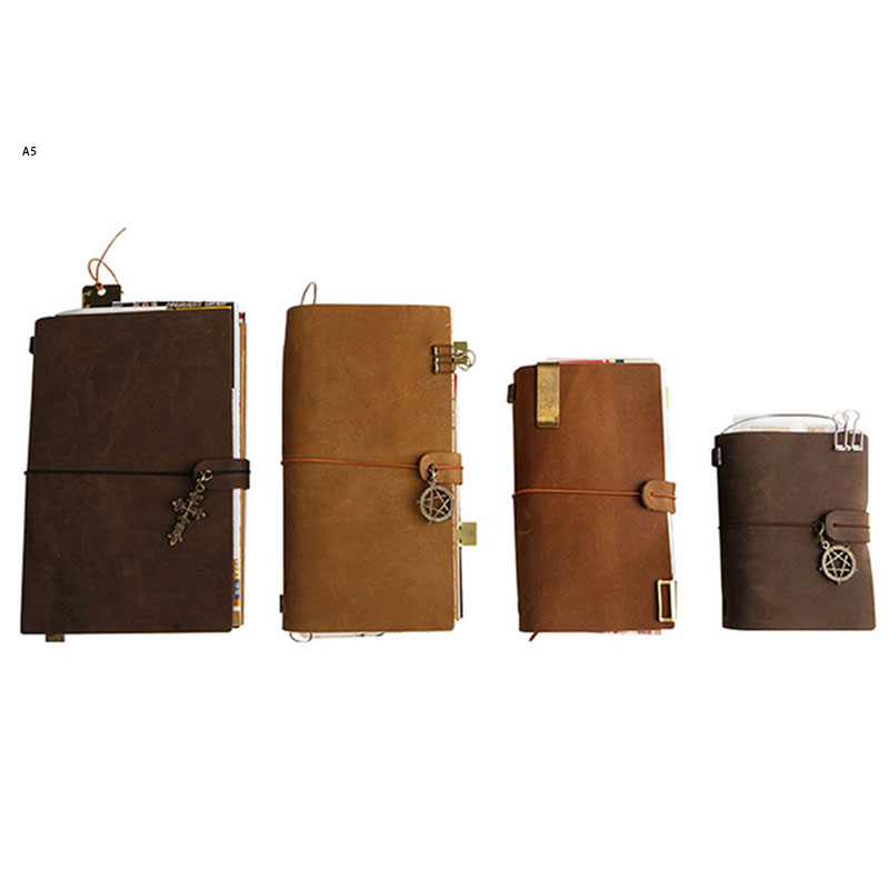 Sampul Kulit Retro Rusak Catat - Leather Work Diary ulasan dan harga