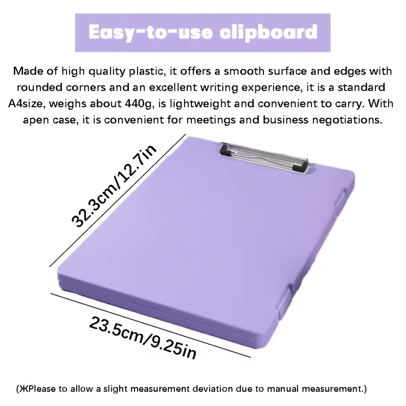 Clipboard dengan Tempat Penyim - Leather Work Folder ulasan dan harga