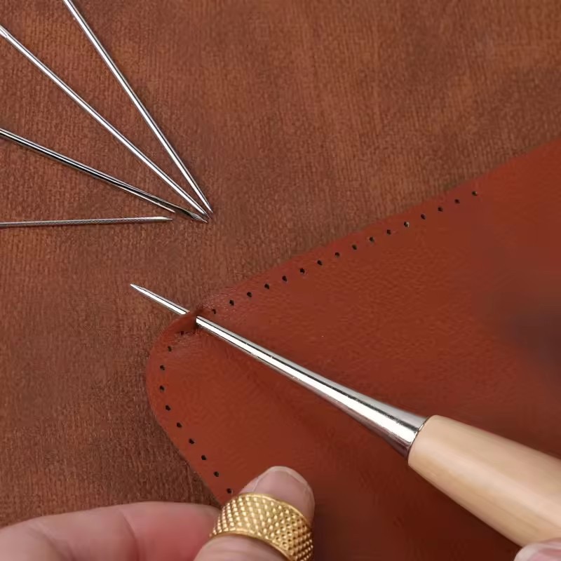 13 Buah Set Jahit Kulit Tas Ta - Leatherwork Awl ulasan dan harga
