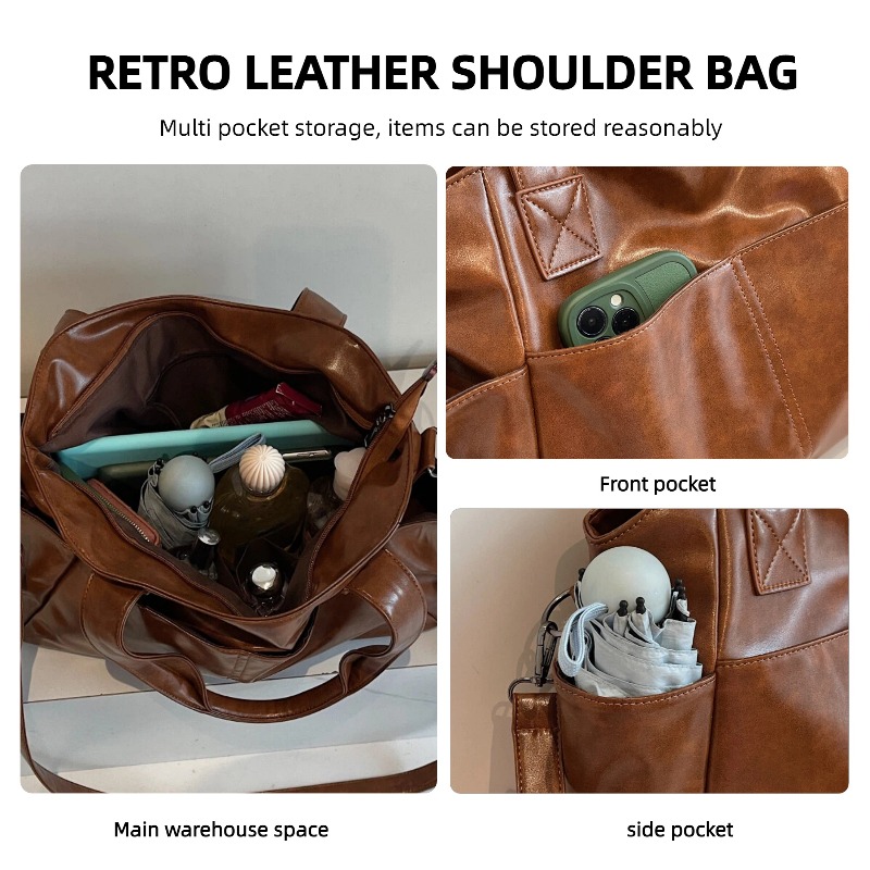 Tas Tangan Wanita Retro Kulit  - Leather Work Bag Women ulasan dan harga