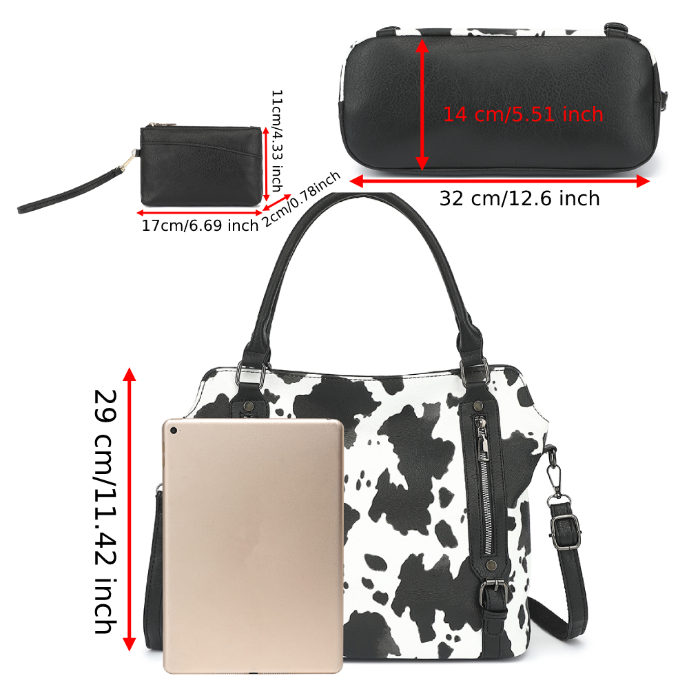 Set 2PC Tas Tote Wanita Kulit  - Leather Work Bag Women ulasan dan harga
