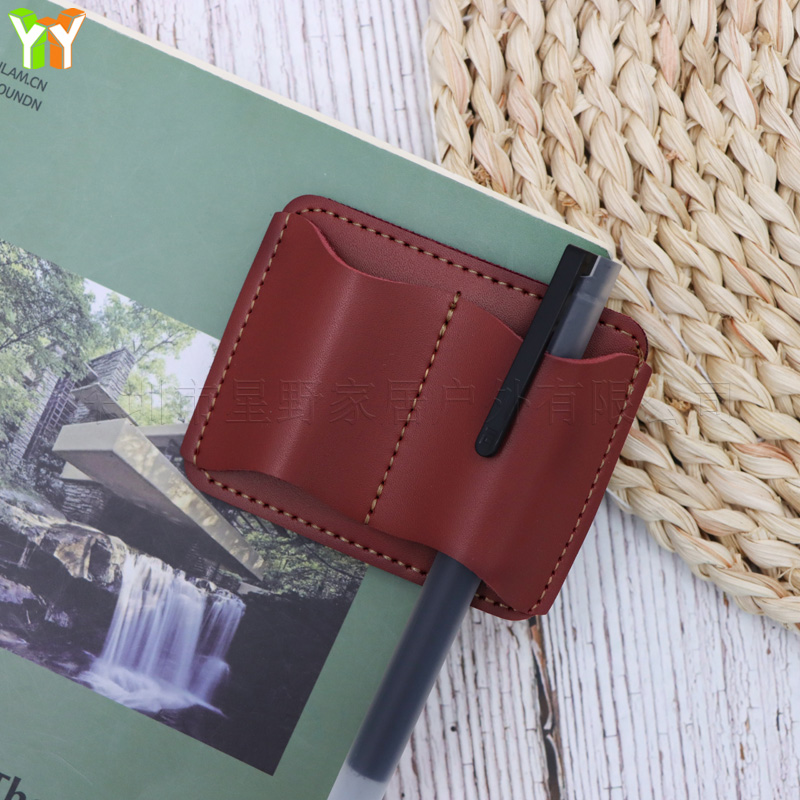 Tempat Pena Kulit PU Portabel  - Leather Work Diary ulasan dan harga