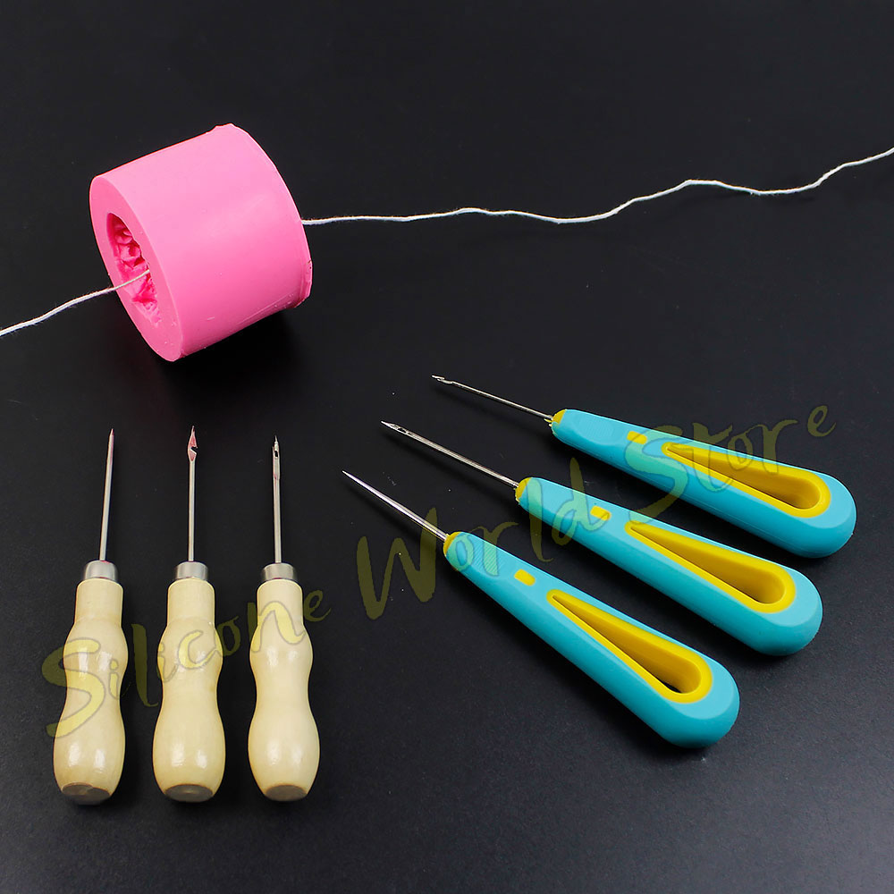Alat Penusuk Kulit Rajut Tanga - Leatherwork Awl ulasan dan harga