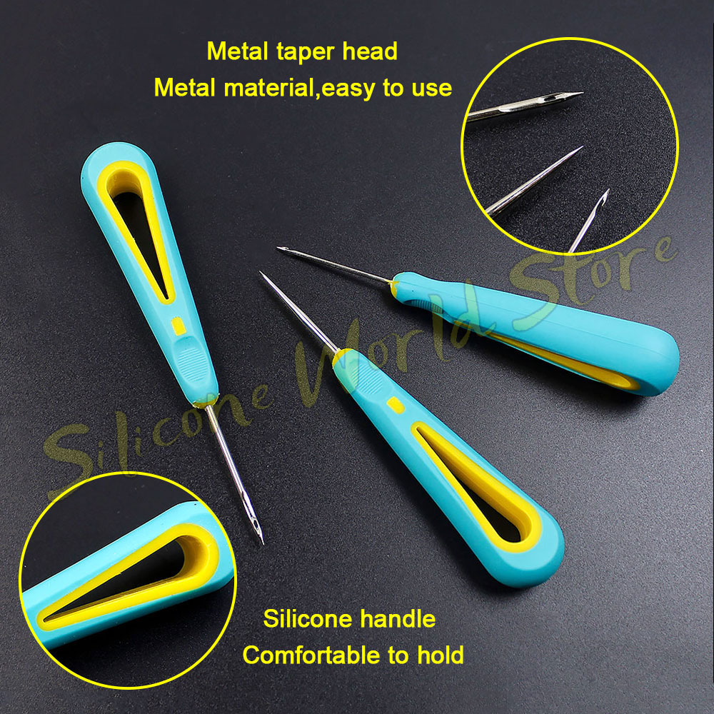 Alat Penusuk Kulit Rajut Tanga - Leatherwork Awl ulasan dan harga