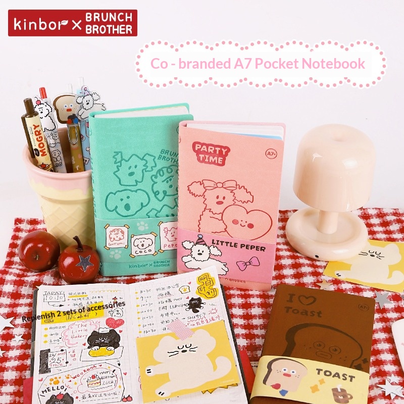 Kinbor Buku Catatan Saku A7 Ka - Leather Work Diary ulasan dan harga