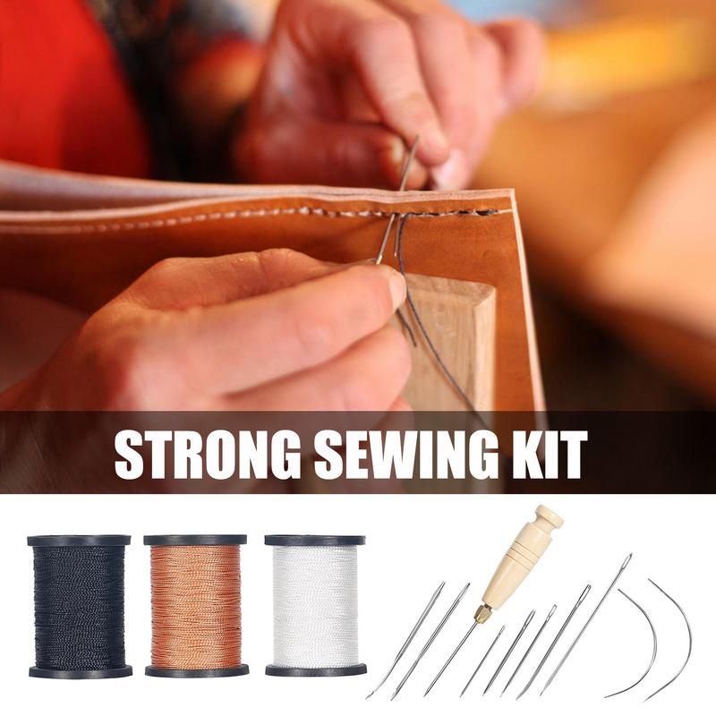 Kit jahitan kulit tugas berat, - Leatherwork Awl ulasan dan harga
