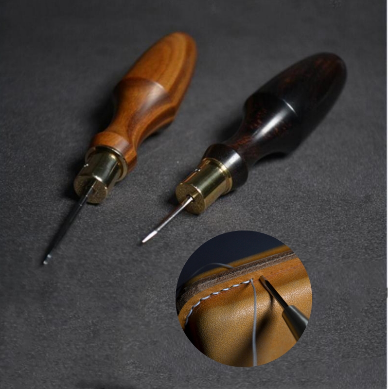 Alat tindik kulit buatan rumah - Leatherwork Awl ulasan dan harga