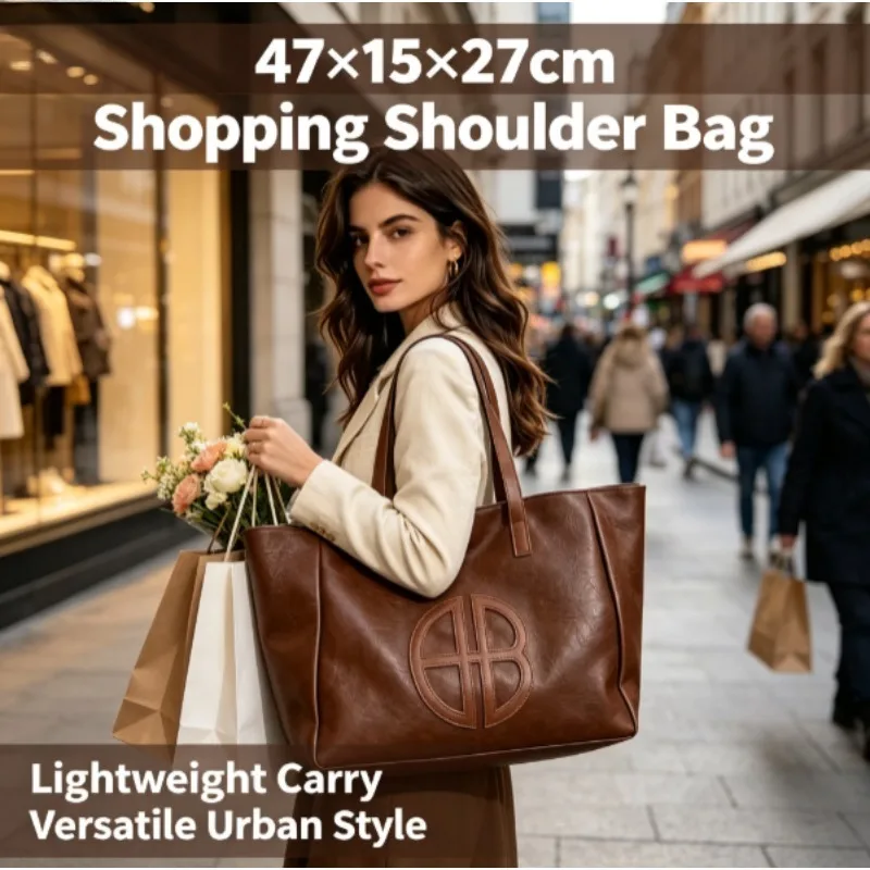 Tas Wanita Eco Bag Retro Baru  - Leather Work Bag Women ulasan dan harga