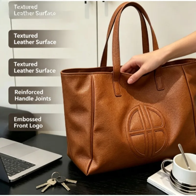 Tas Wanita Eco Bag Retro Baru  - Leather Work Bag Women ulasan dan harga