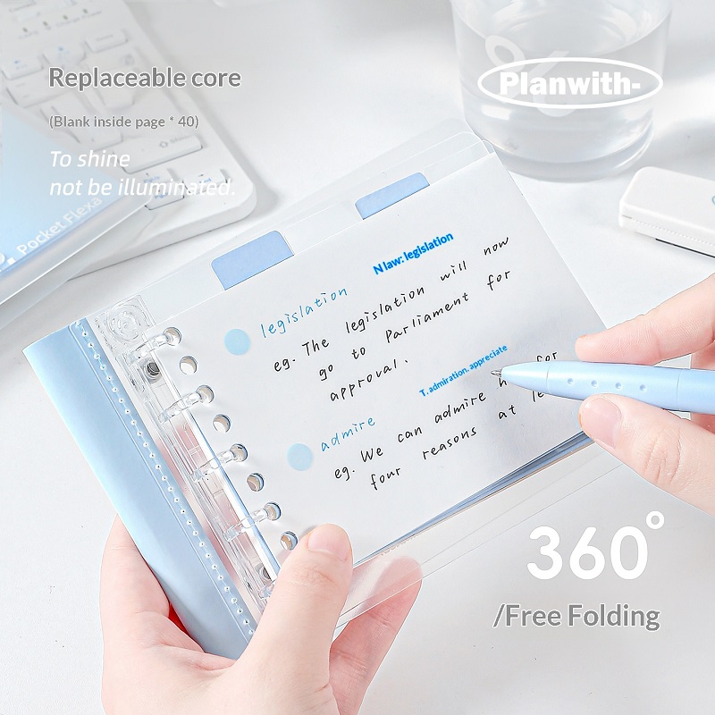 Planwith Mini B7 Loose Leaf No - Leather Work Diary ulasan dan harga