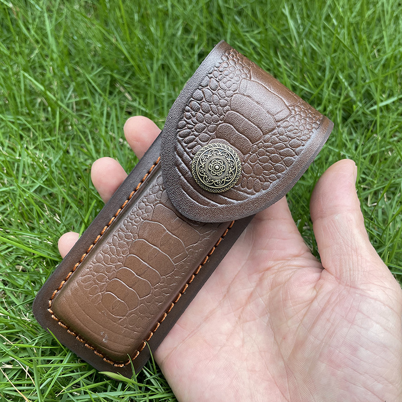 15 CM sarung pisau lipat pegan - Leatherwork Awl ulasan dan harga