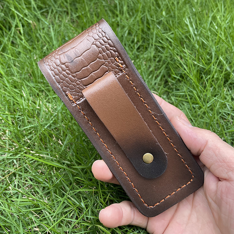 15 CM sarung pisau lipat pegan - Leatherwork Awl ulasan dan harga