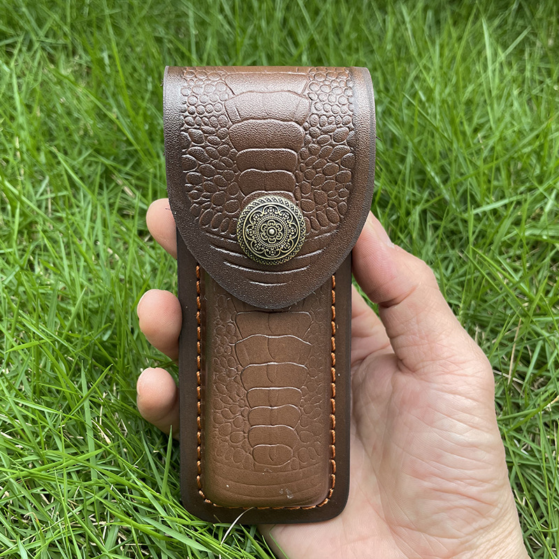 15 CM sarung pisau lipat pegan - Leatherwork Awl ulasan dan harga