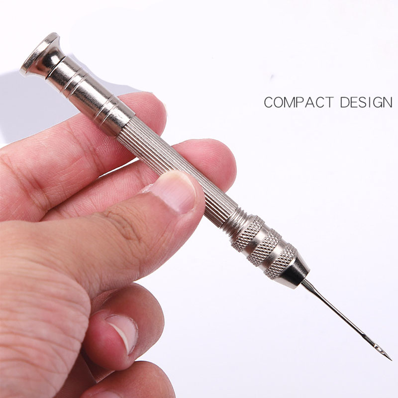 Jarum jahit kulit, alat perbai - Leatherwork Awl ulasan dan harga