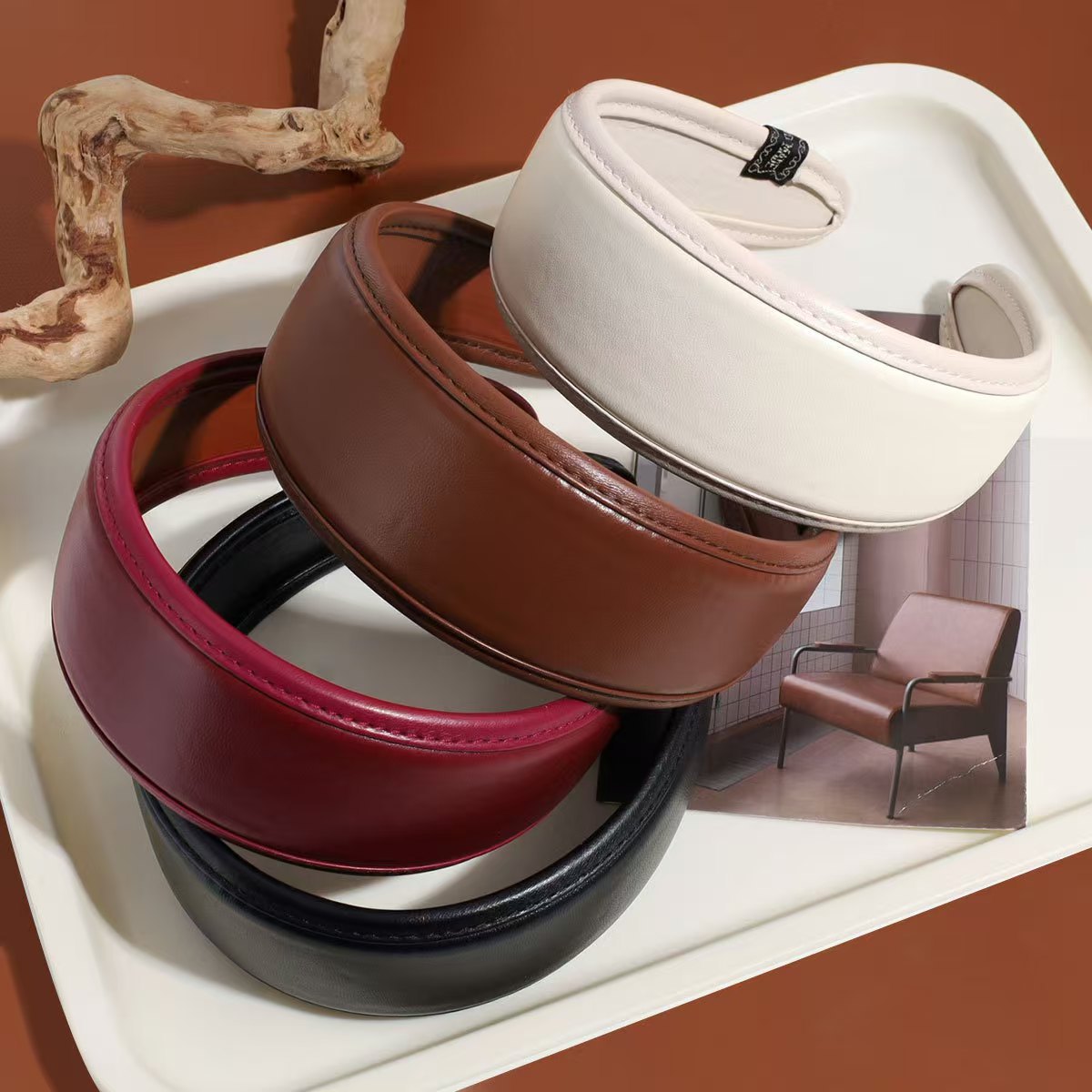 Bando Kulit Retro untuk Wanita - Leatherwork Pony ulasan dan harga