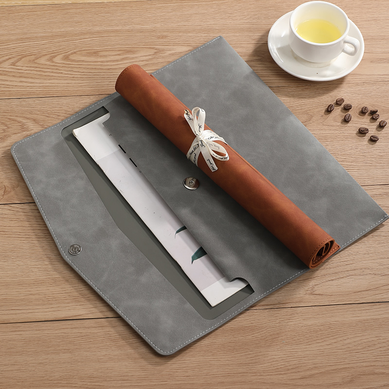 Tas Dokumen Kulit PU A4 dengan - Leather Work Folder ulasan dan harga