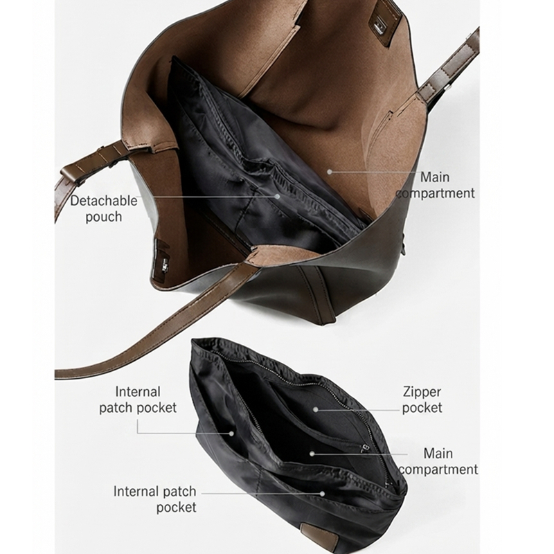 HIFASHION Tas Jinjing Kerja Ku - Leather Work Bag Women ulasan dan harga