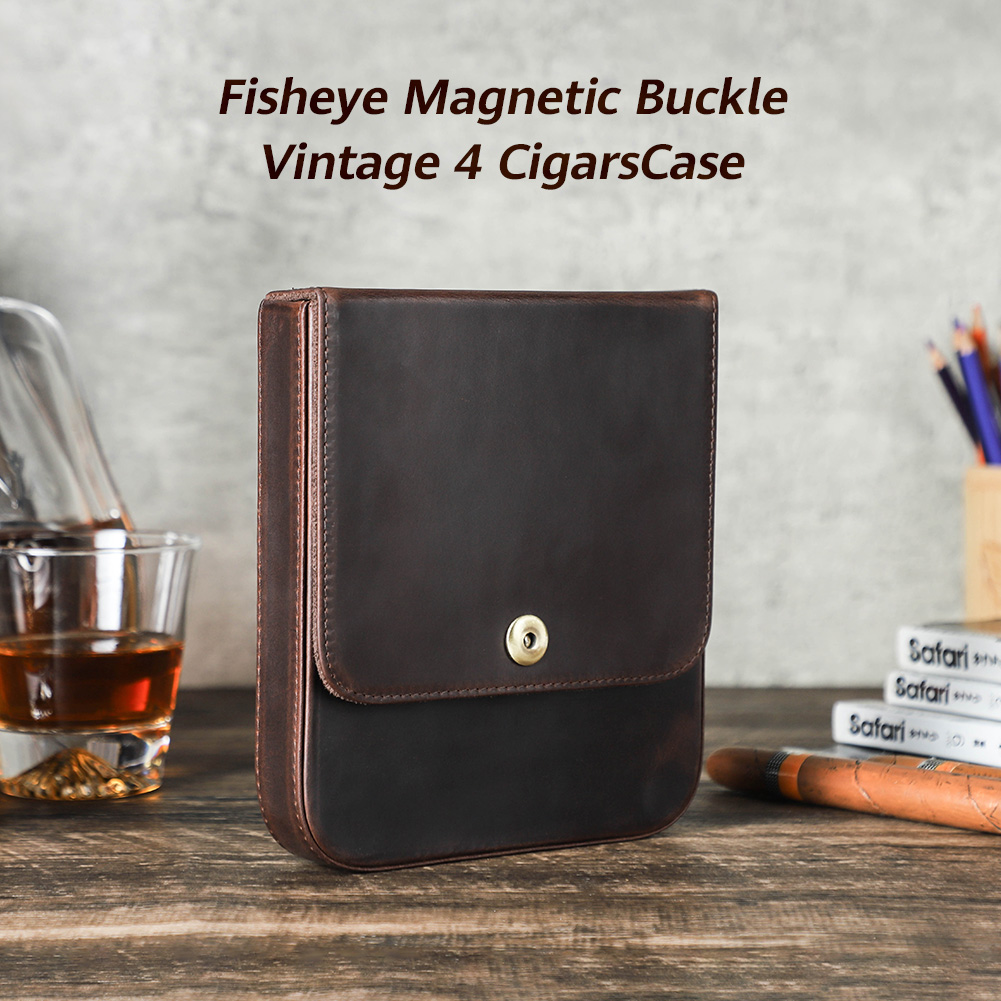 CONTACT'S FAMILY Kotak Humidor - Leather Work Leather ulasan dan harga
