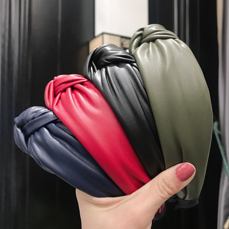 Bando ikat rambut warna polos  - Leatherwork Pony ulasan dan harga