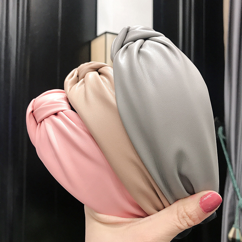 Bando ikat rambut warna polos  - Leatherwork Pony ulasan dan harga